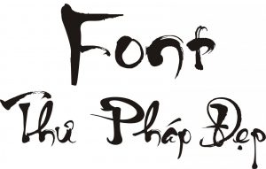 Font chu thu phap viet hoa