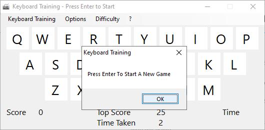 keyboard training