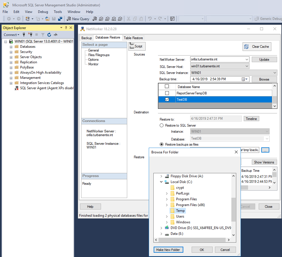 SQL sever 2019