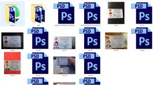 phôi CMND xác minh danh tính