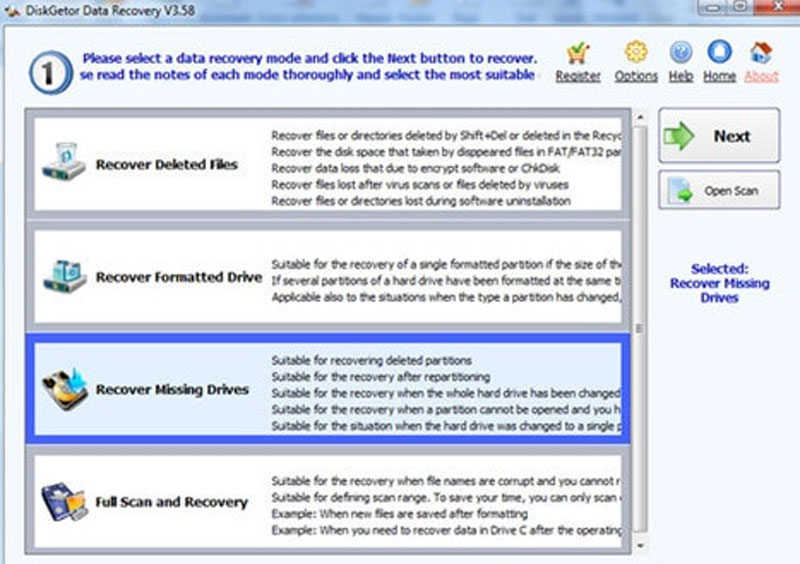 DiskGetor Data Recovery 2
