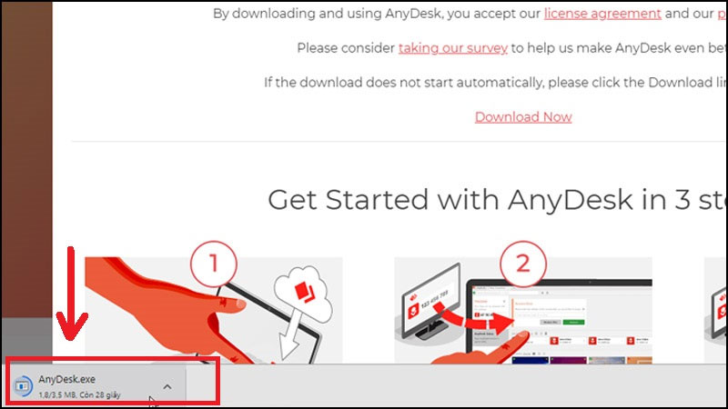 Cách cài đặt AnyDesk trên Windows