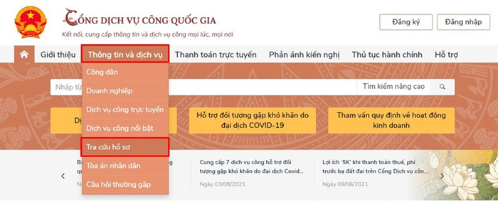 Cách kiểm tra Căn cước công dân gắn chip làm xong chưa trên website dịch vụ công