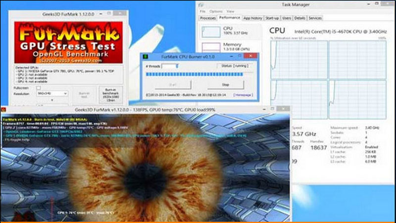Tải Furmark - Phần mềm kiểm tra hiệu năng CPU, GPU