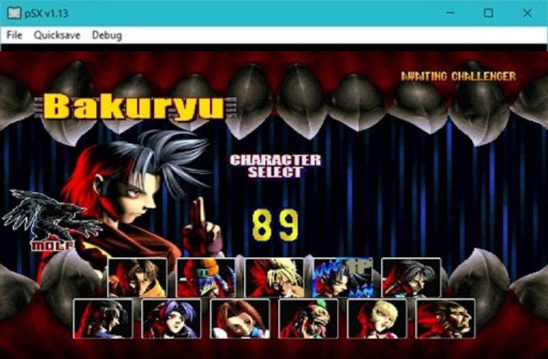 chọn nhân vật bloody roar 2