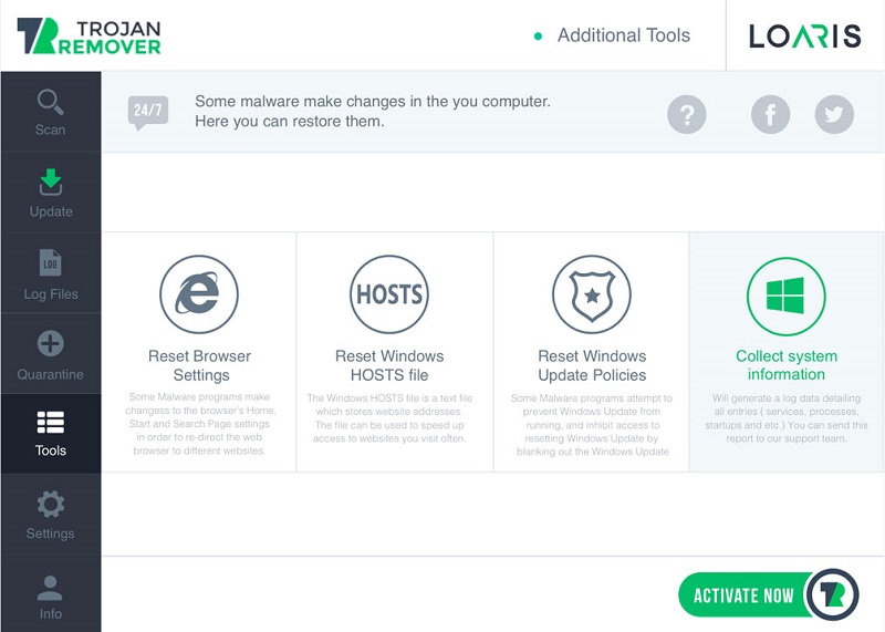 Giới thiệu chi tiết về Loaris Trojan Remover