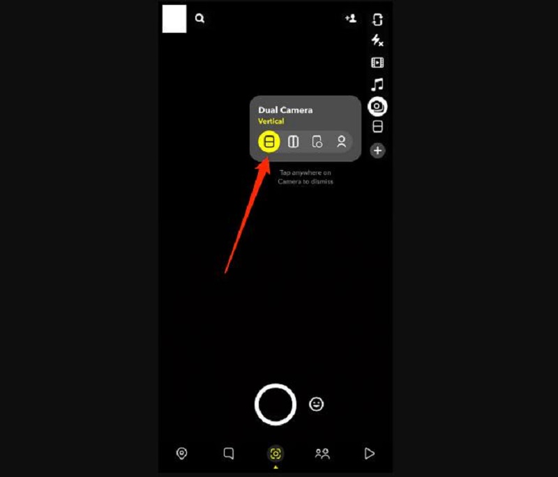 Hướng dẫn sử dụng tính năng camera kép "Dual Camera" trên Snapchat