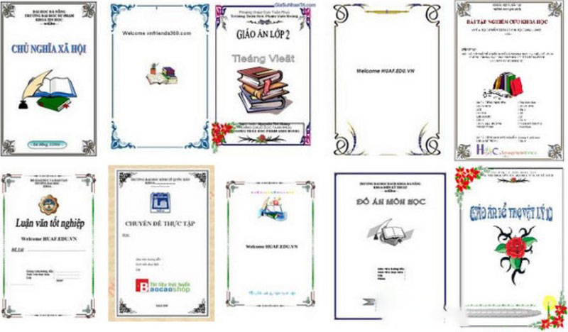 Những mẫu khung viền Word đẹp và bắt mắt