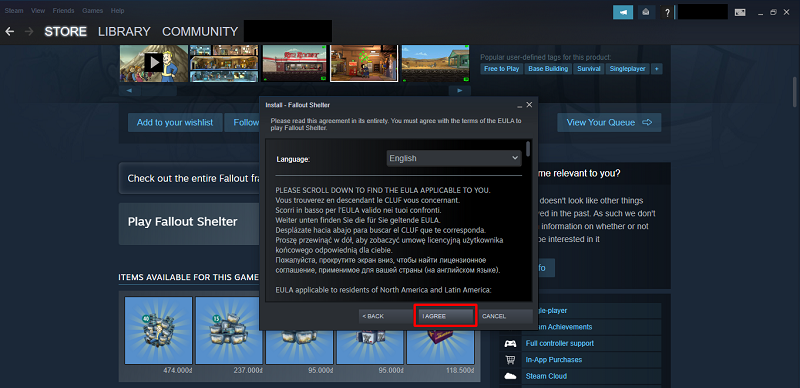 Hướng dẫn cài đặt game Fallout Shelter