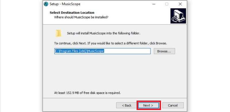 Hướng dẫn cài đặt MusicScope chi tiết
